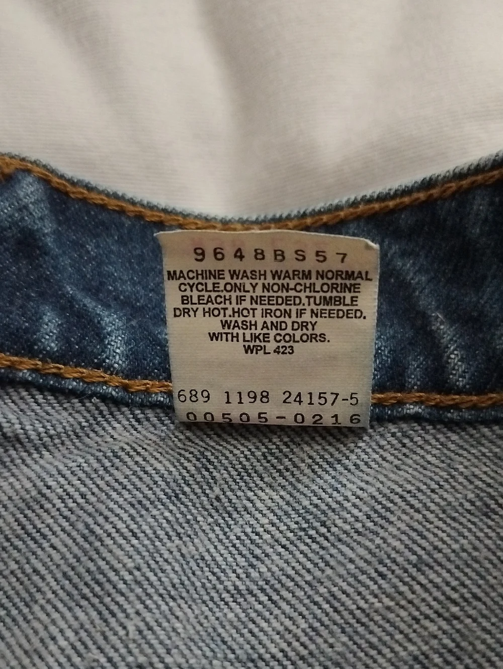 Levi’s 505 Regular Straight Fit Denim Jeans Red Tab Men’s 34x32 Fit (VTG 36x32) - Picture 15 of 17